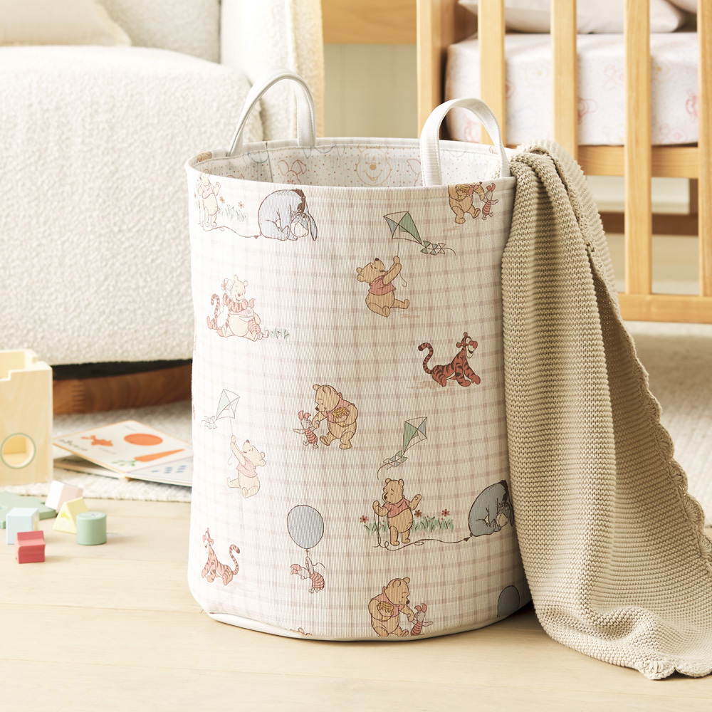 Adairs Kids Disney Winnie the Pooh Printed Basket Adairs