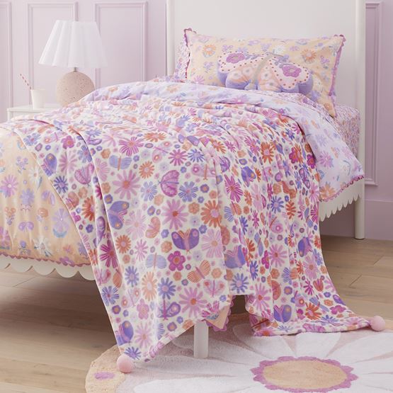 Novelty Marni Floral Ultra Soft Blanket