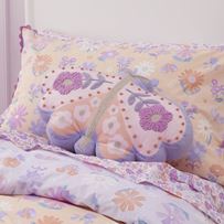 Marni Butterfly Purple Textured Cotton Cushion
