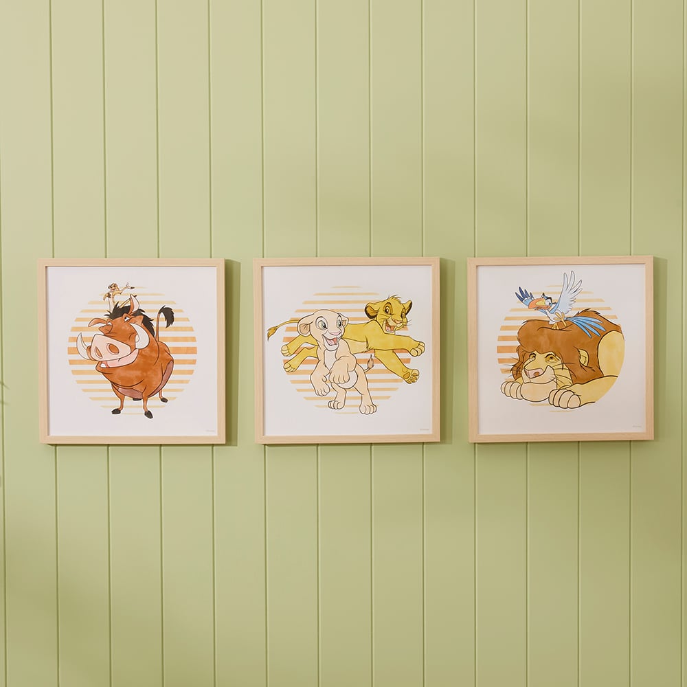 Adairs Kids - Disney The Lion King Timon & Pumbaa Wall Art | Adairs
