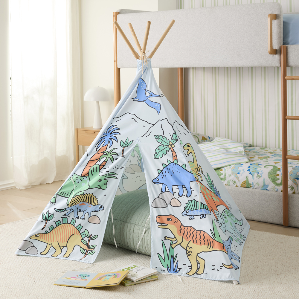 Adairs Kids Happy Little Dinos Teepee Adairs