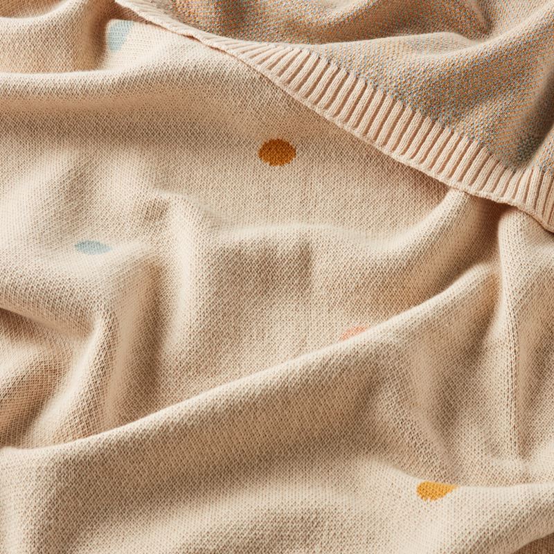 Novelty Cotton Polka Dot Baby Blanket