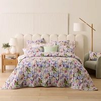 Jade Fisher Garden By The Sea Lilac Quilted Coverlet Separates