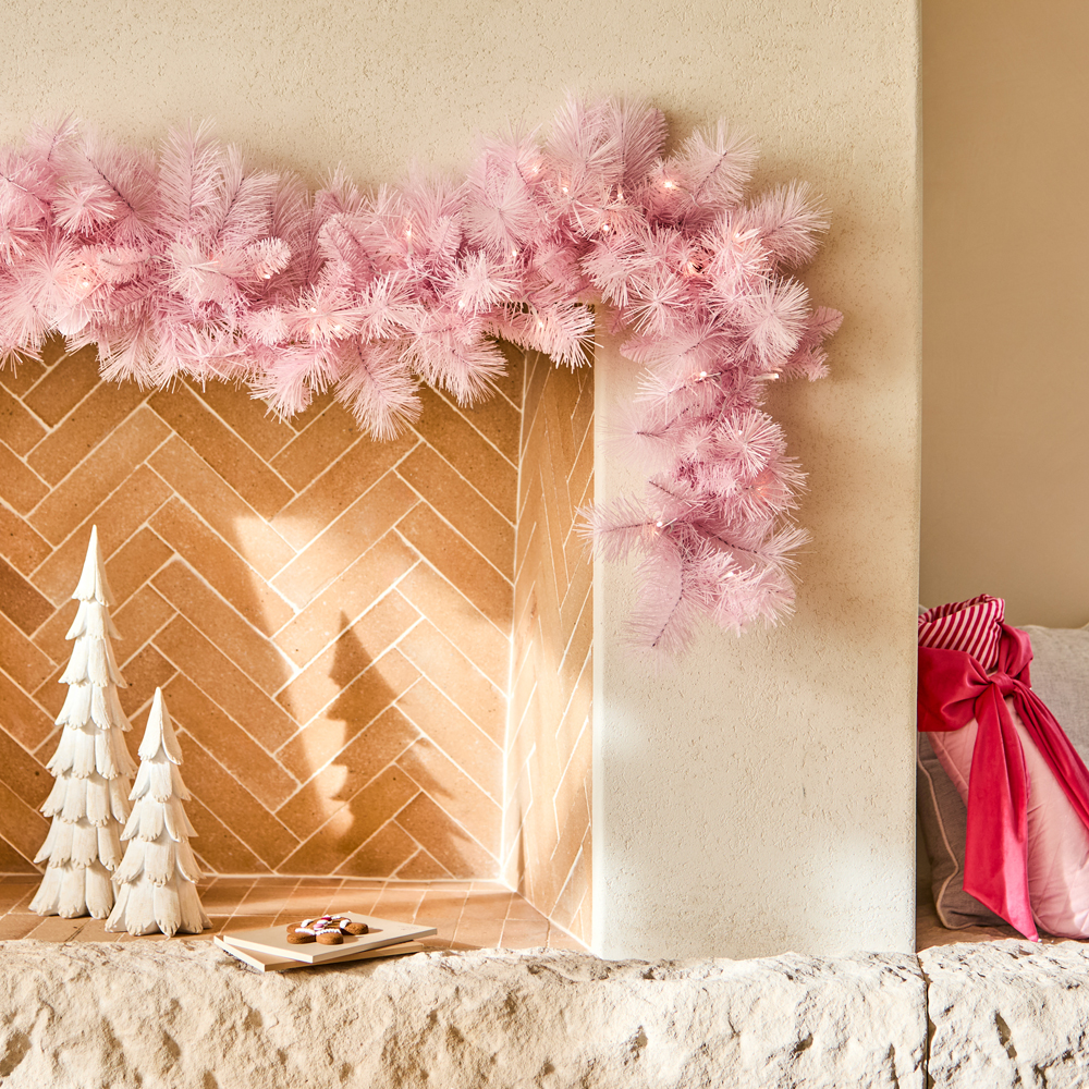 Whimsical Pine LED Garland