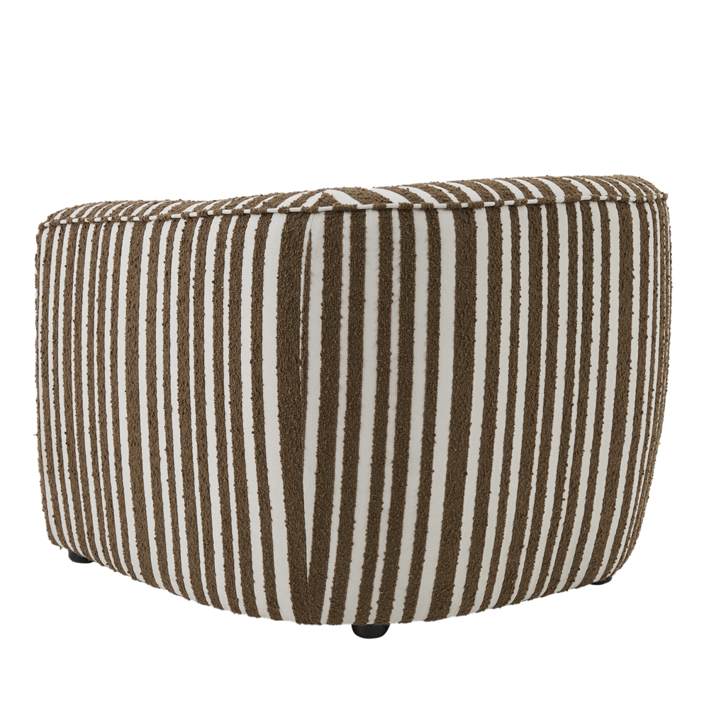 Oakwood Chocolate Stripe Chair