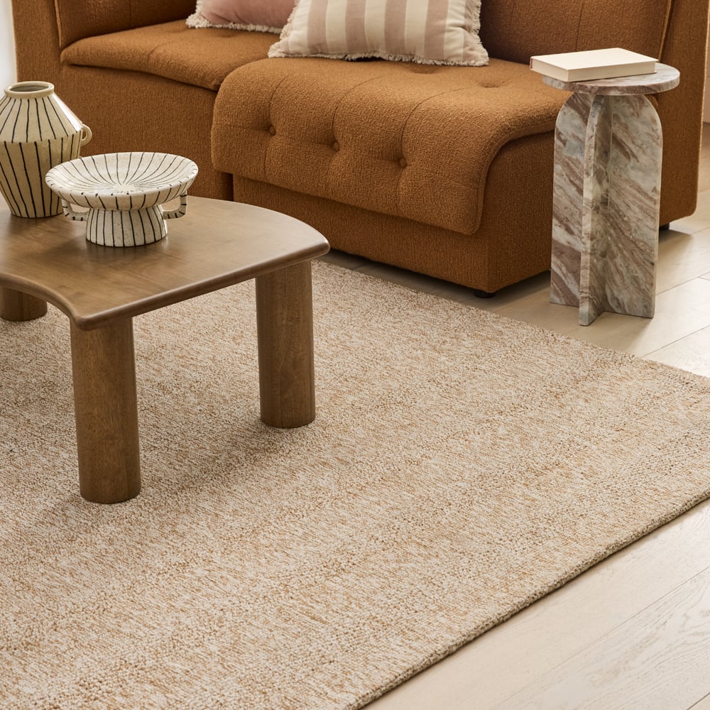 Porter Rust Marle Rug | Adairs