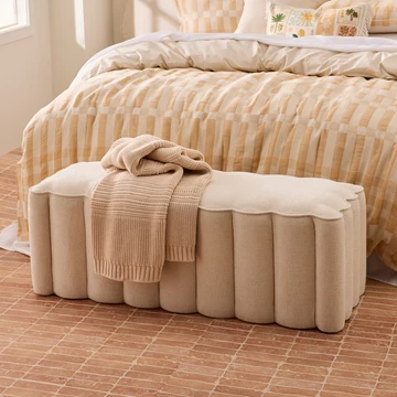 Della Vanilla Bench Seat