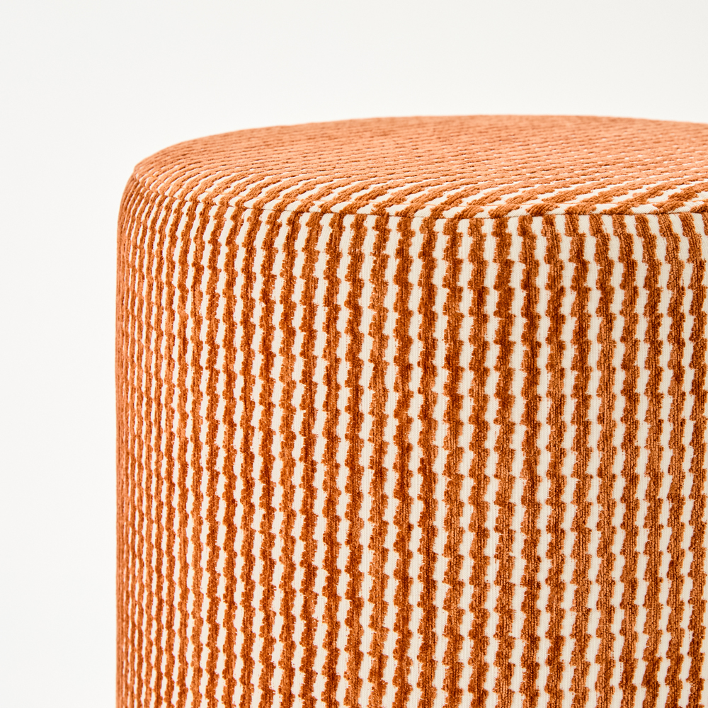 Ellis Rust Ottoman | Adairs