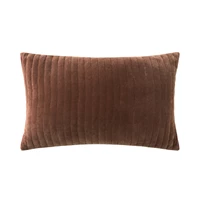 Trinity Chocolate Velvet Cushion
