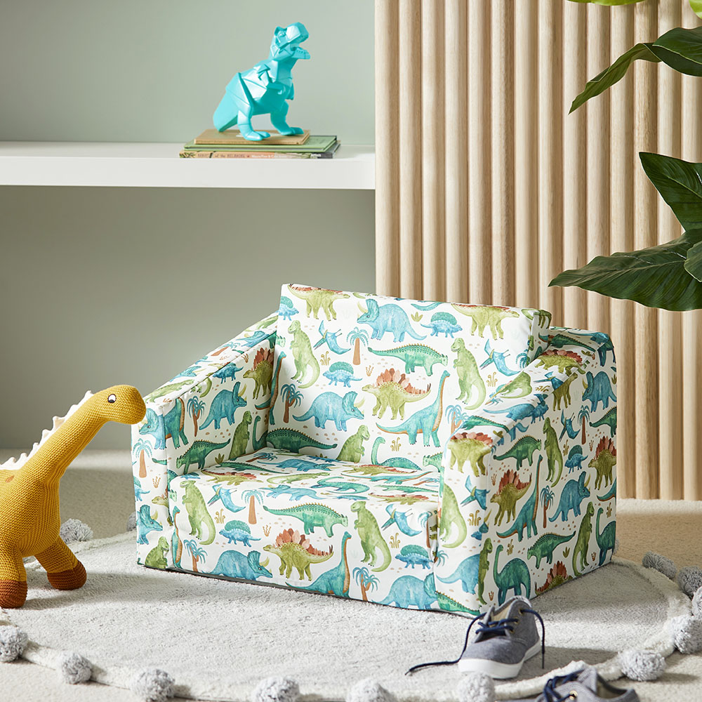 Adairs Kids Couch Adairs Kids Dino Explore Flip Out Sofa Adairs