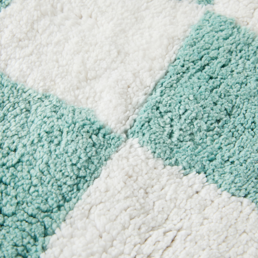 Adairs Kids - Blue Check Rug | Adairs