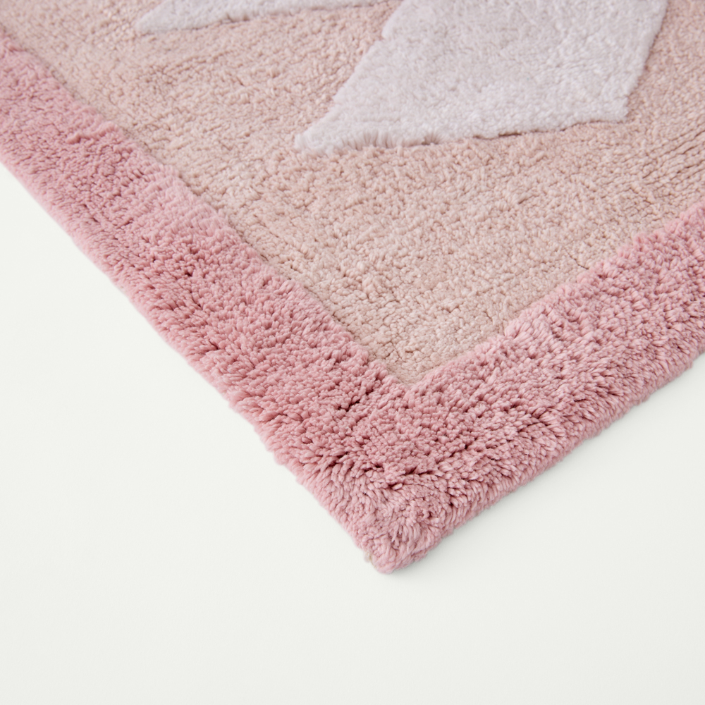 Adairs Kids - Pink Diamond Rug | Adairs