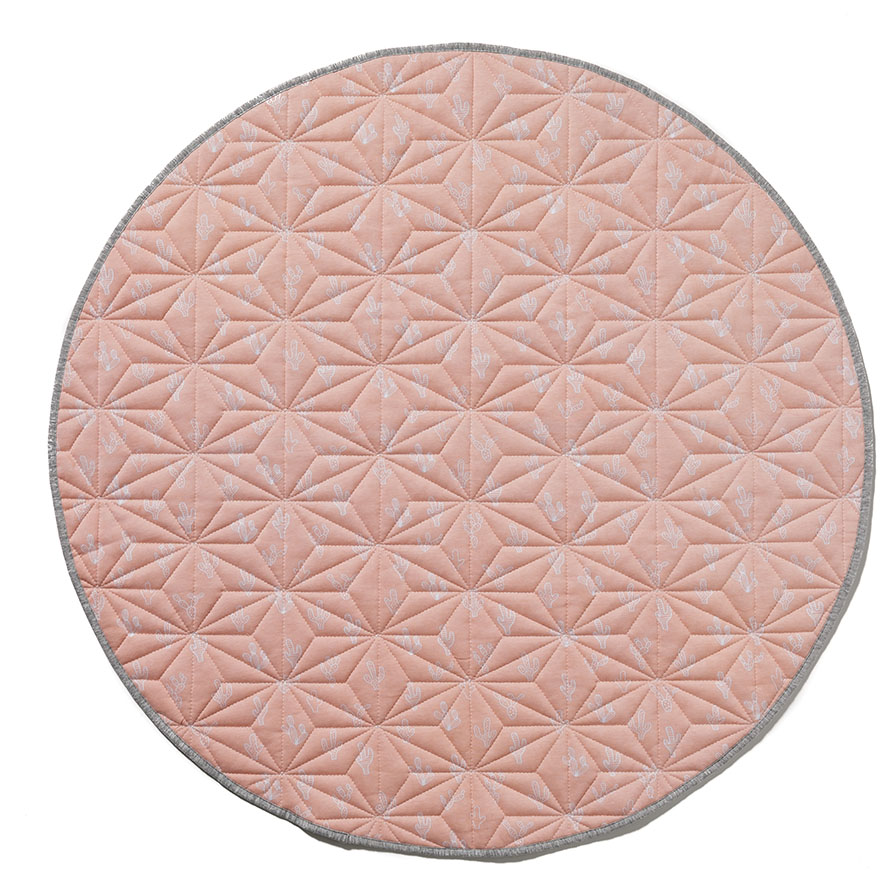 Adairs Baby Circle Baby Blanket Pink Adairs