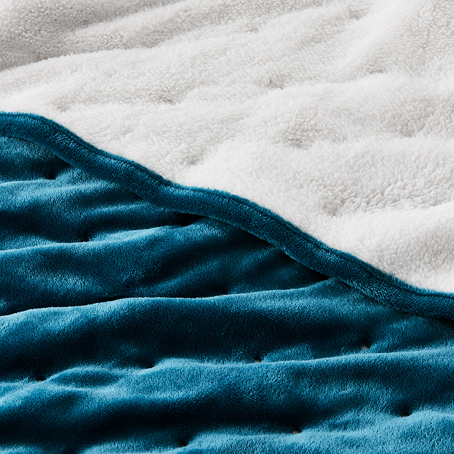 Adairs Baby Embroidered Spot Cot Jade Blanket Adairs