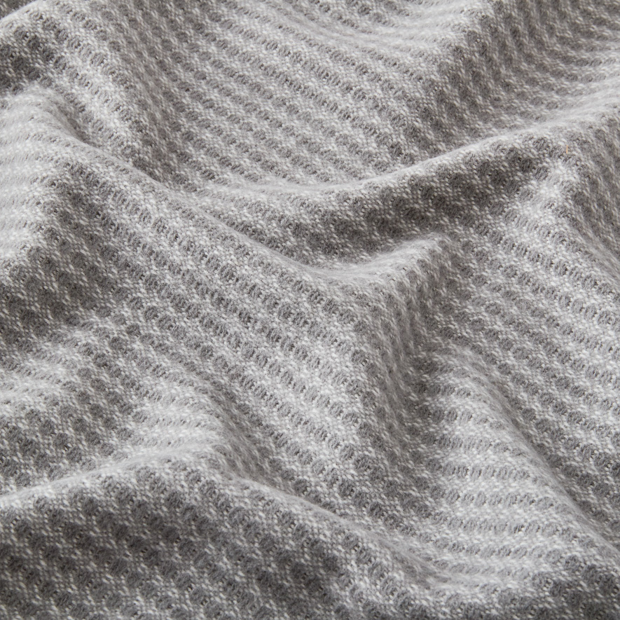 Adairs Baby Bamboo Wool Grey Baby Blanket Adairs