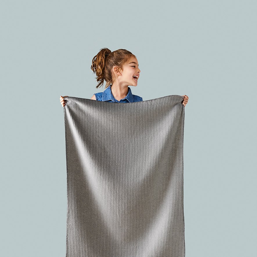 Adairs Baby Bamboo Wool Grey Baby Blanket Adairs
