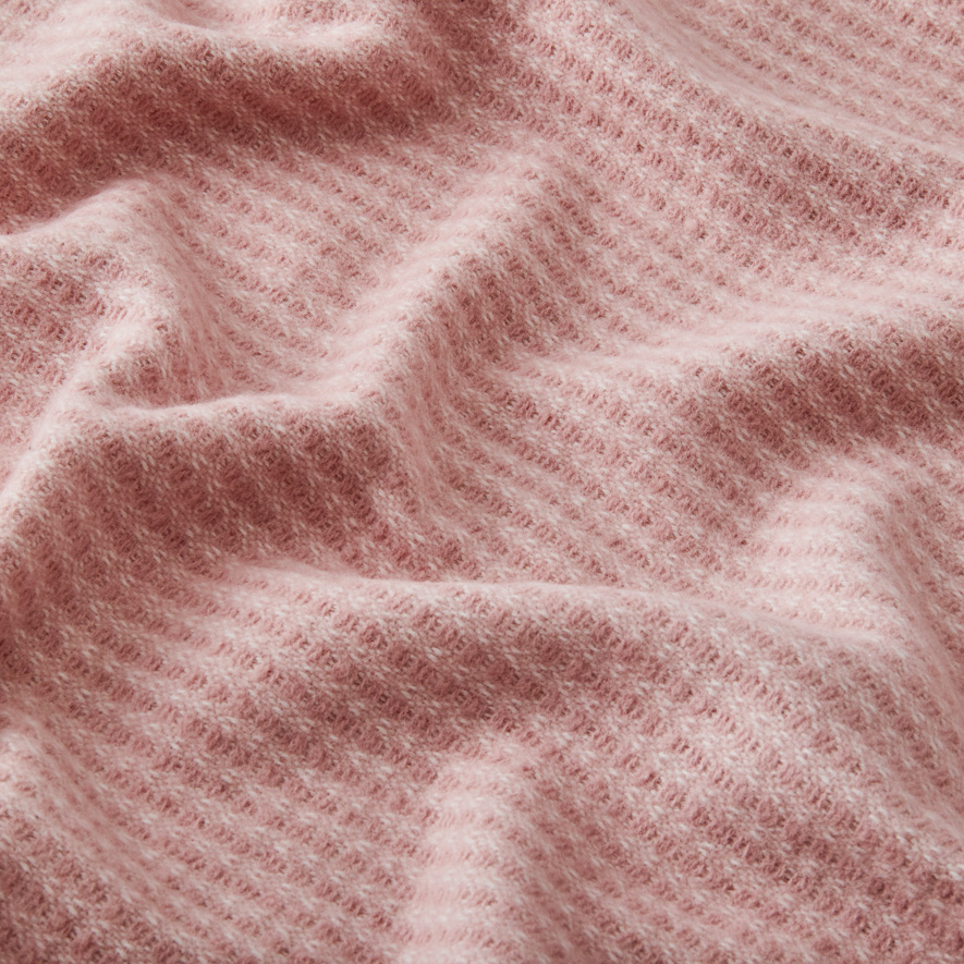 Adairs Baby Bamboo Wool Pink Baby Blanket Adairs