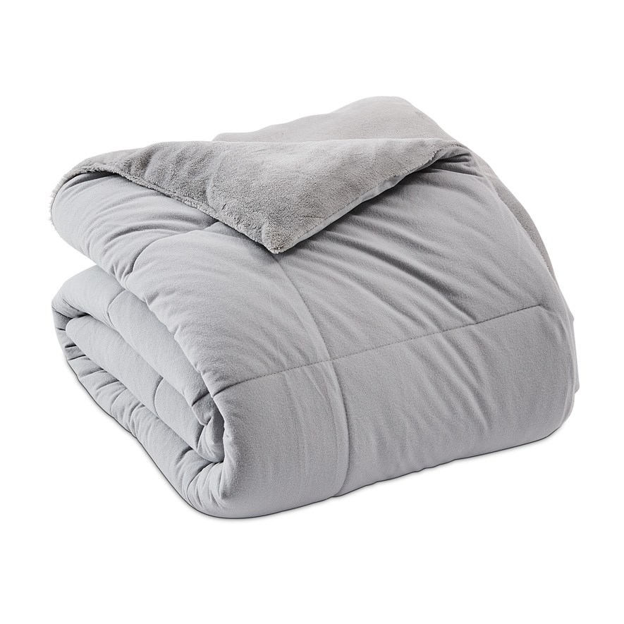 Adairs Kids Super Cuddly Silver Blanket Adairs