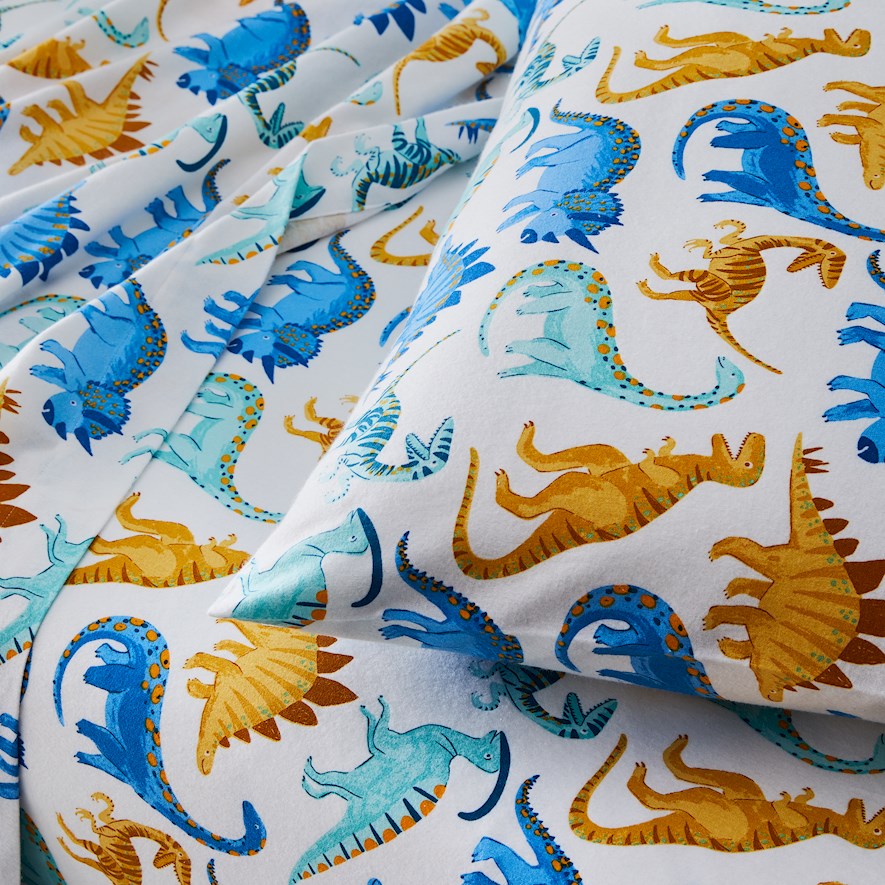 Dinosaur new arrivals flannelette sheets