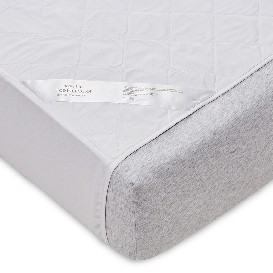 Adairs Kids Quilted Waterproof Top Sheet Protector Adairs