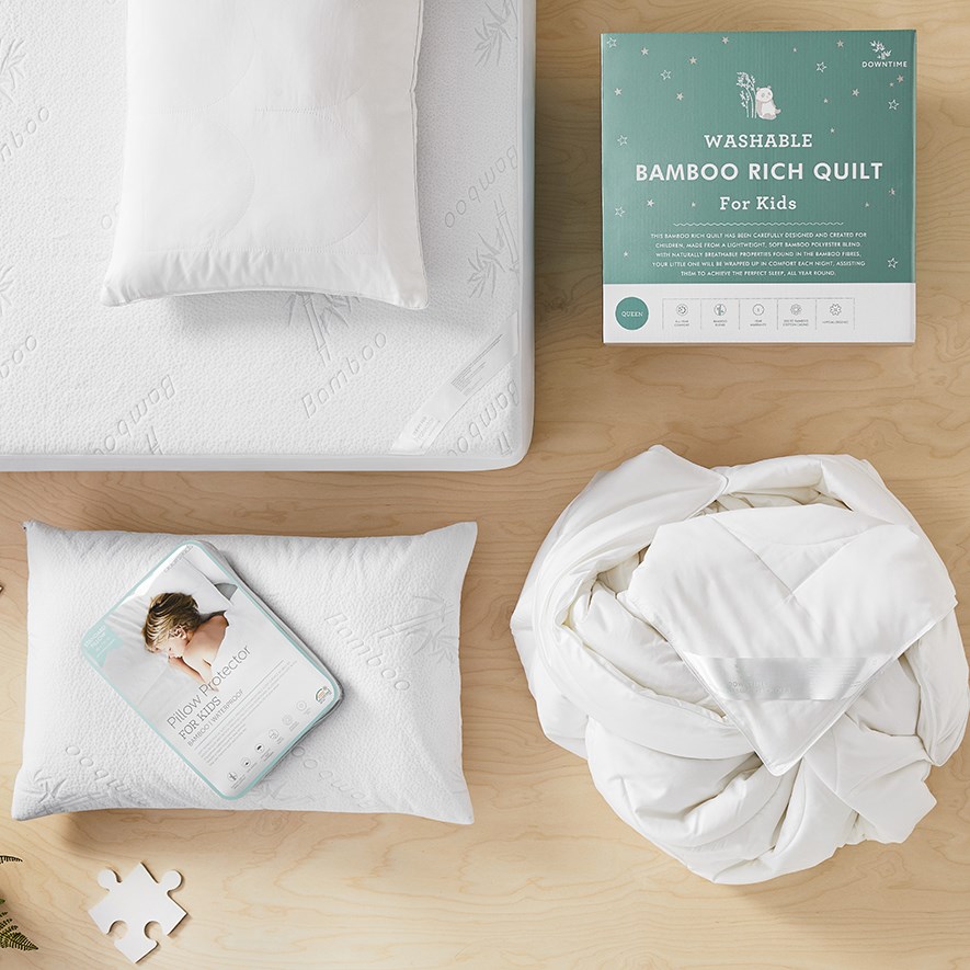 Adairs Kids Kids Bamboo Waterproof Mattress Protector