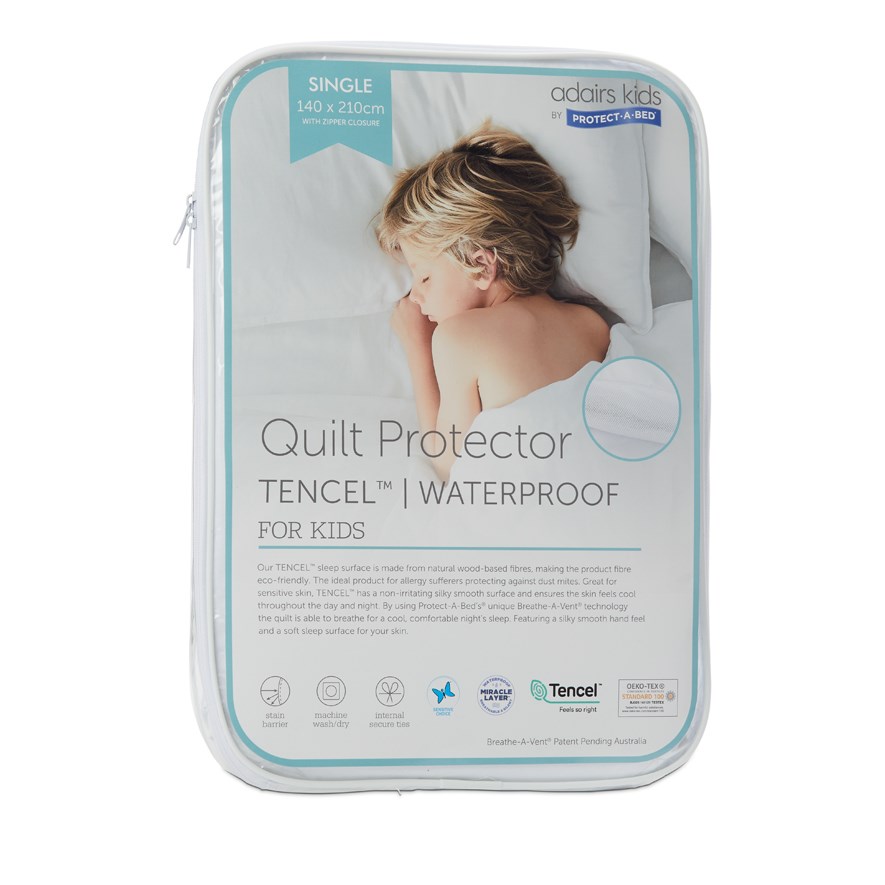 Adairs Kids Tencel Waterproof Quilt Protector Adairs