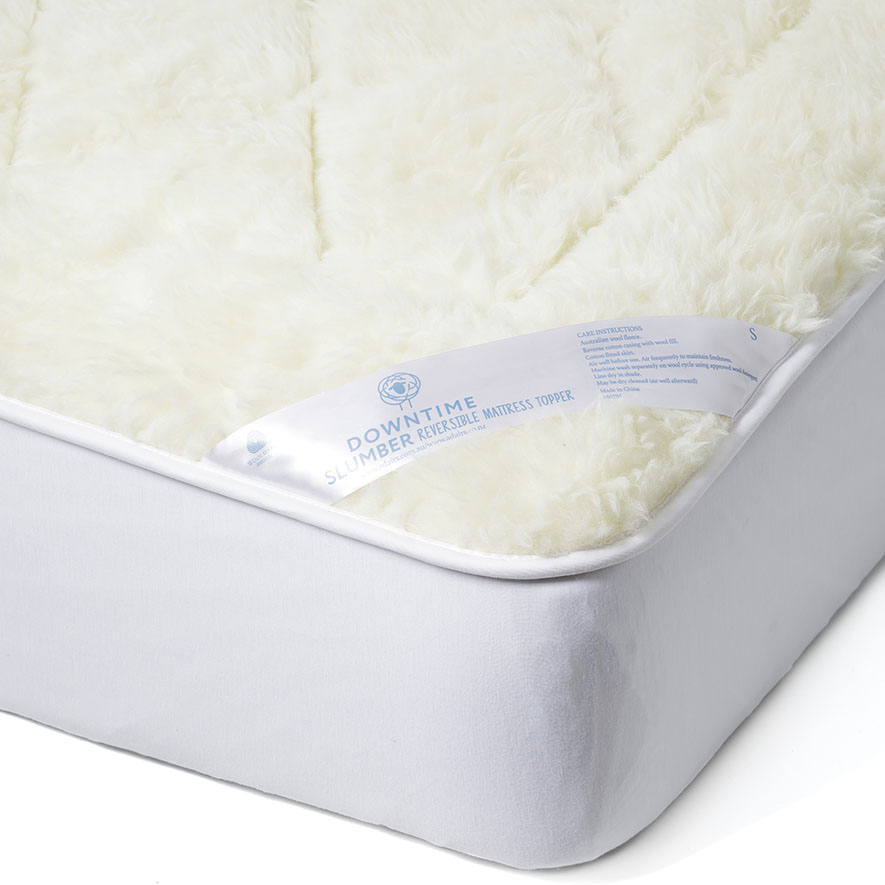 Downtime Slumber Wool Reversible Mattress Topper Adairs