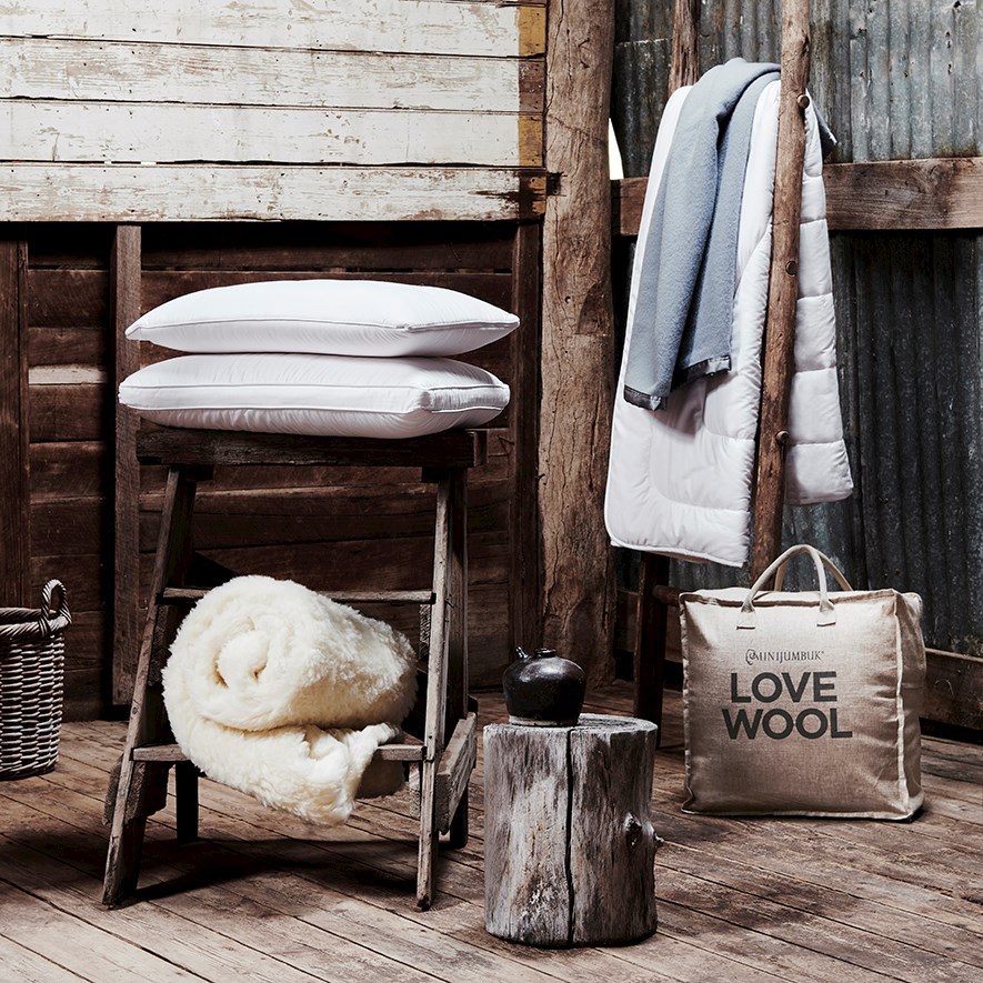 MiniJumbuk Dreamers Kids Australian Wool Mattress Topper Adairs