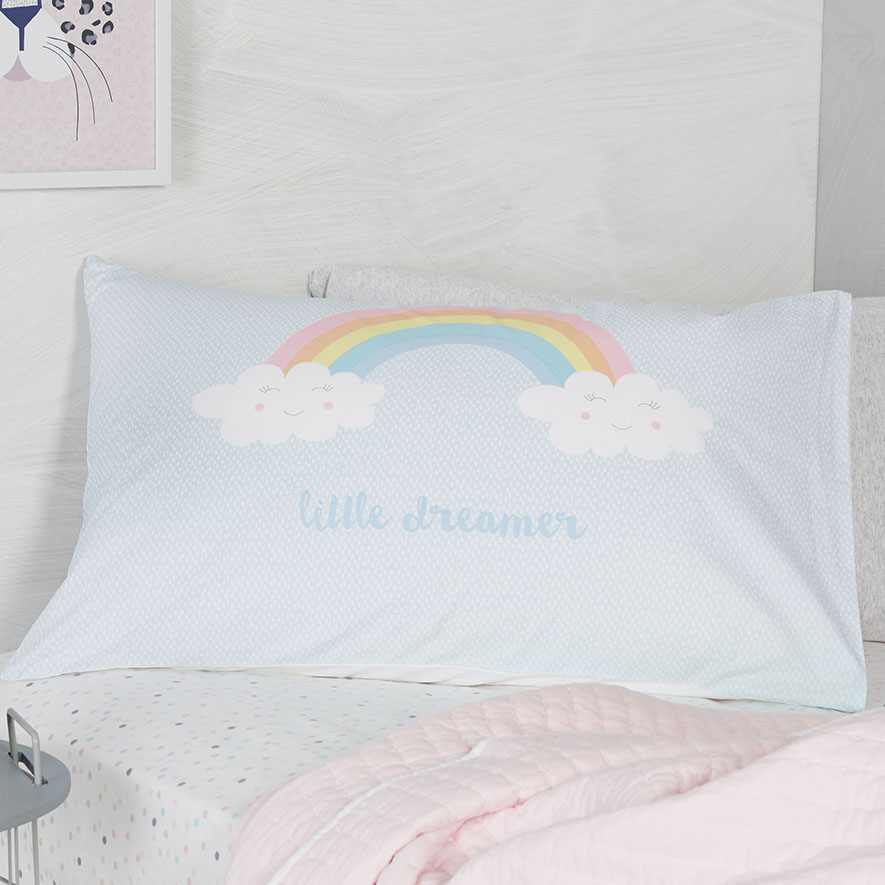 Adairs Kids Text Pillowcase Little Dreamer Adairs