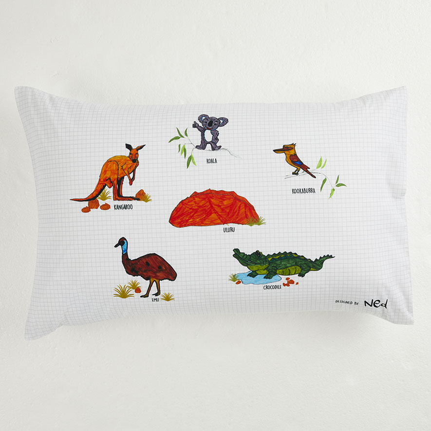 Adairs Kids MakeAWish Pillowcase Australia Adairs