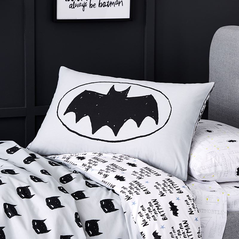 Text Pillowcase Batman