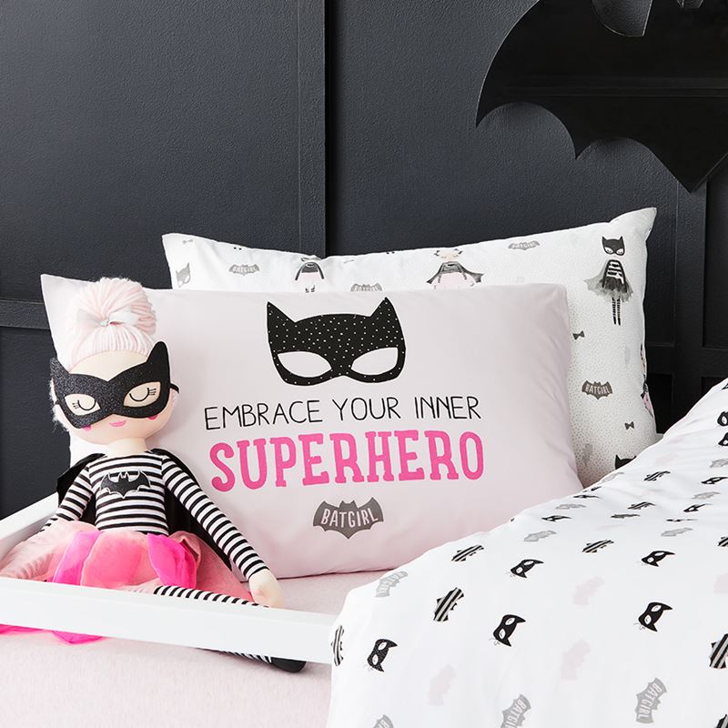 Text Pillowcase Batgirl