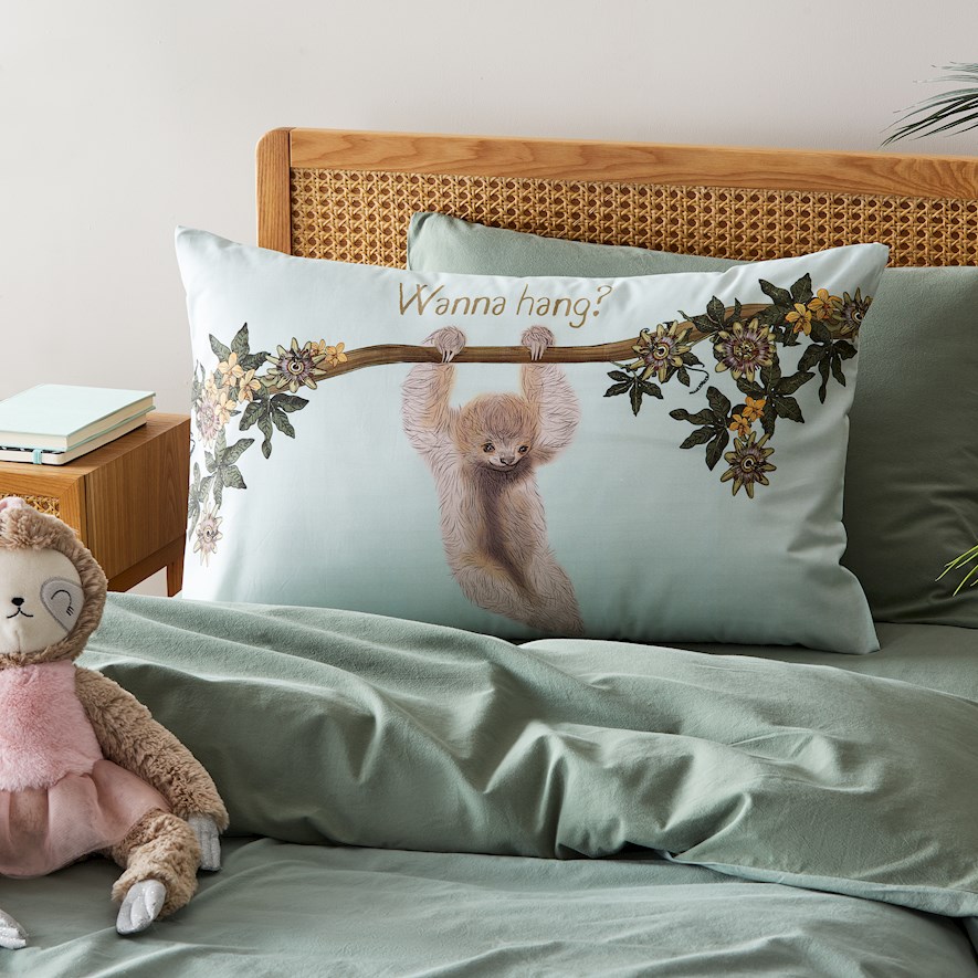 Adairs Kids Dreamy Jungle Pillowcase Adairs