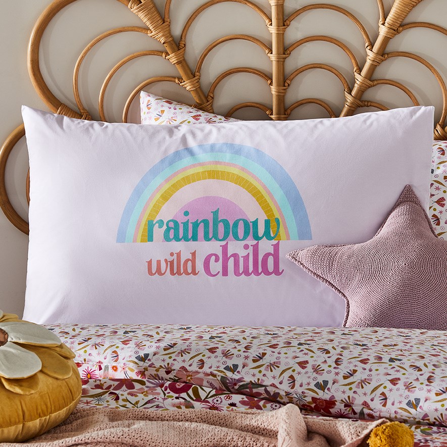 Rainbow pillowcase hotsell