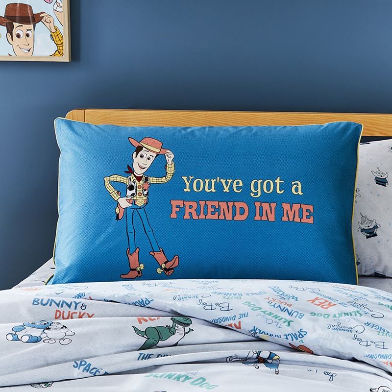Toy Story Woody Text Pillowcase