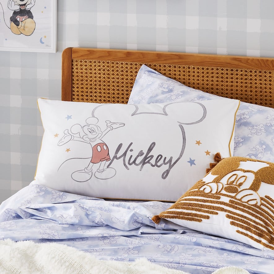 Adairs Kids Disney Mickey Pillowcase Adairs