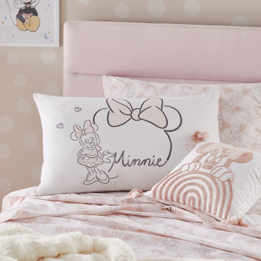 Adairs Kids Disney Minnie Mouse Pillowcase Adairs