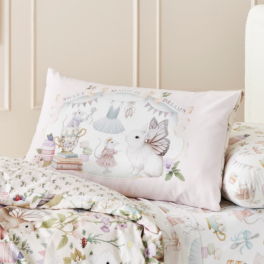 Adairs Kids Fleur Harris Sweet Magical Dreams Pillowcase Adairs