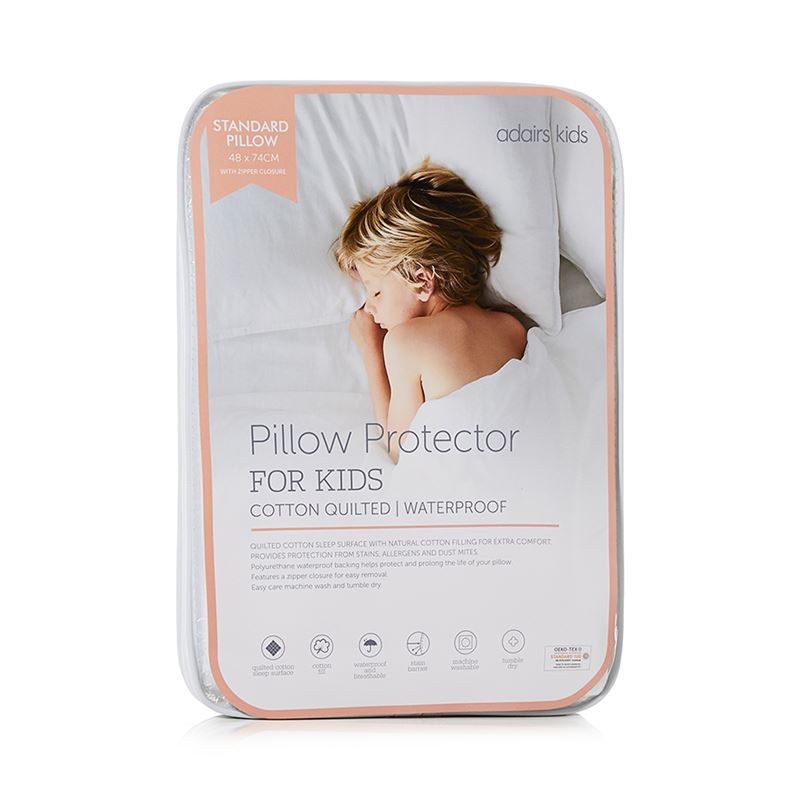 Cotton Quilted Waterproof Pillow Protector