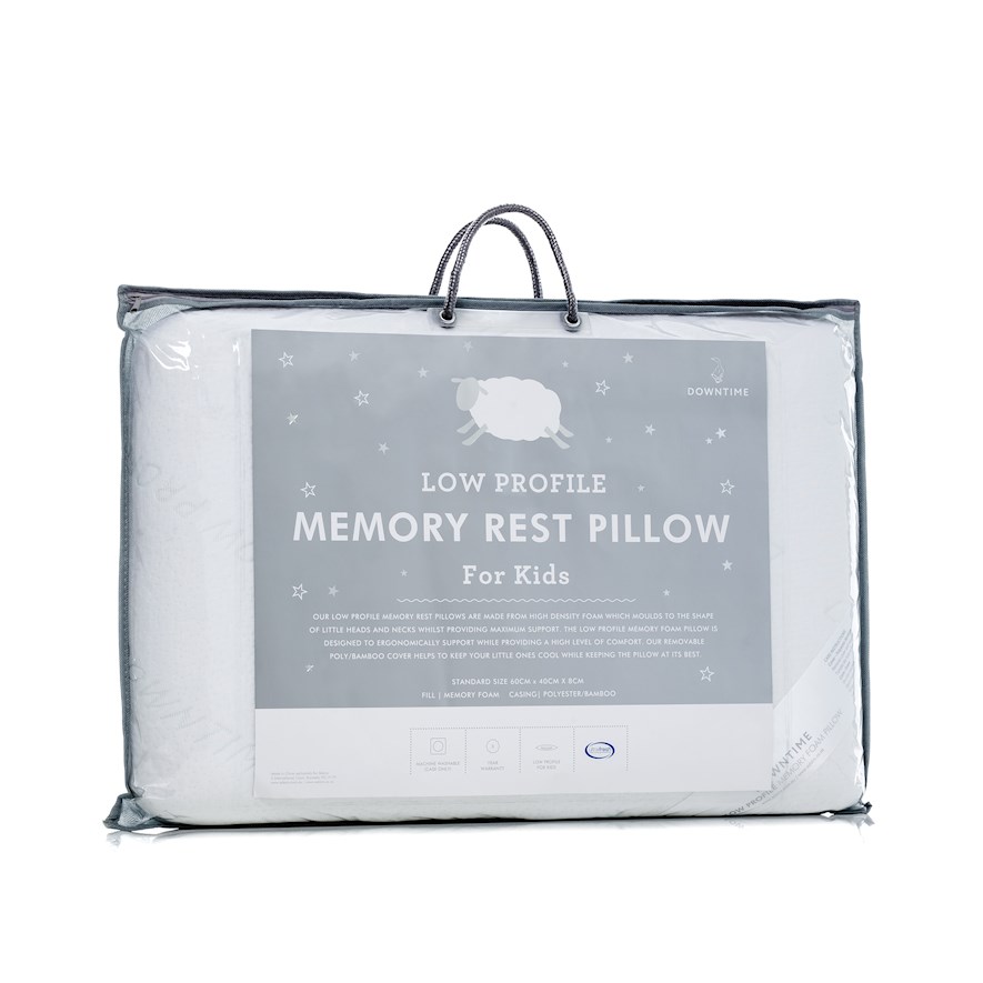 Downtime Slumber Memory Rest Pillow Low Profile Adairs
