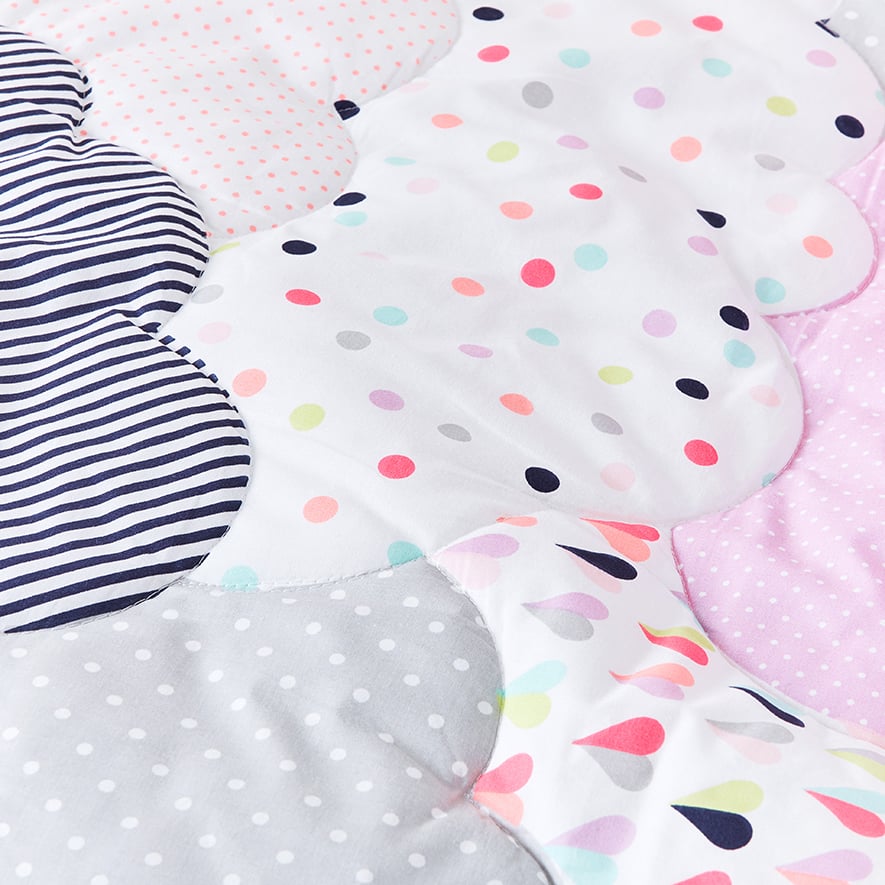Adairs Kids Cloud Quilted Purple Quilt Cover Set Adairs