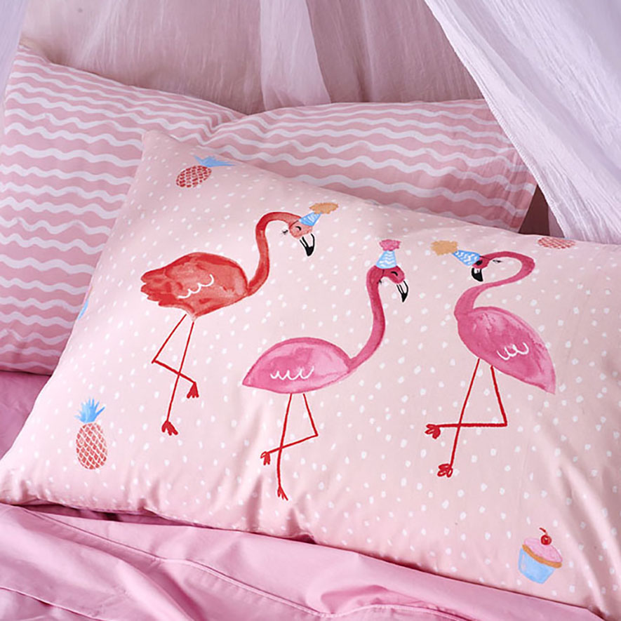 Adairs flamingo quilt cover store