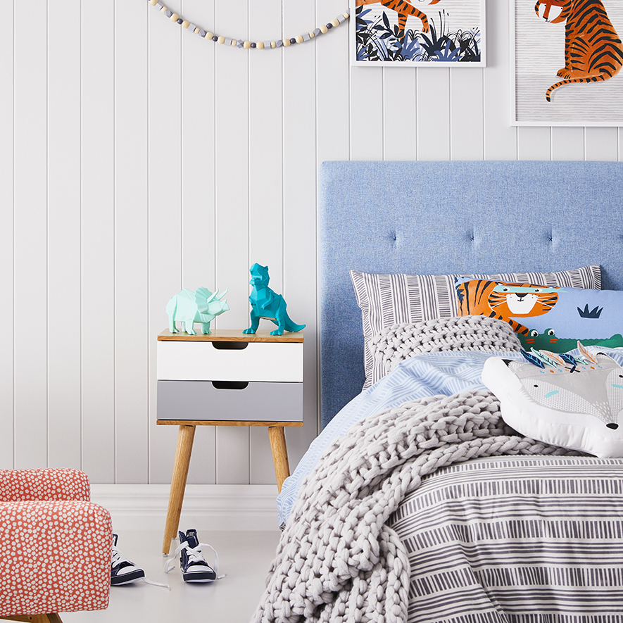 Boys striped quilt sale