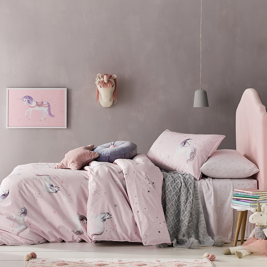 Adairs unicorn 2025 quilt cover