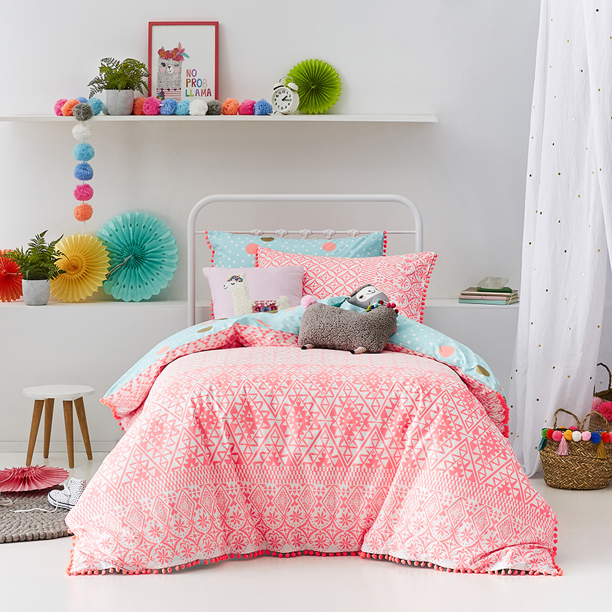 boho single quilt cover