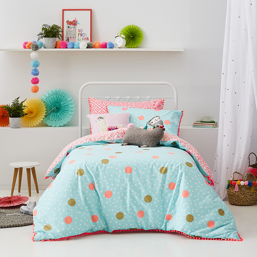 Boho kids bedding top