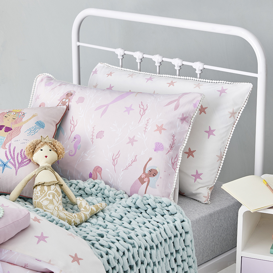 Adairs Kids Mermaid Splash Quilt Cover Set Adairs