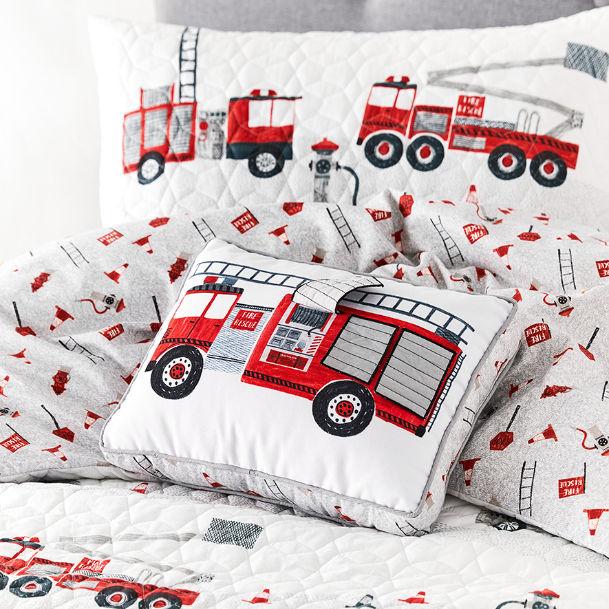 Fire truck quilt cover clearance