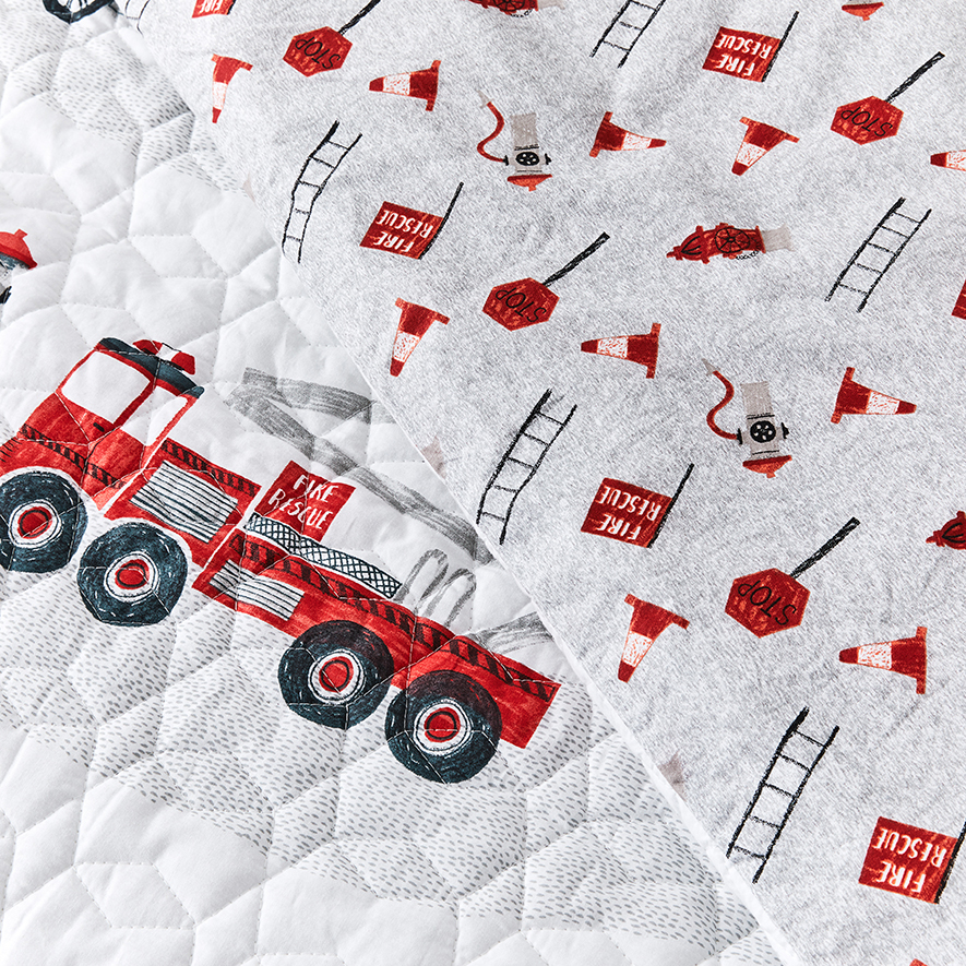 Fire truck quilt cover new arrivals