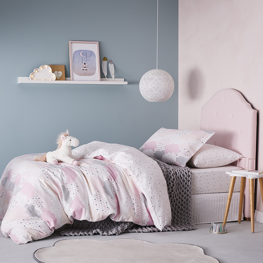 Adairs Kids Cloud Dream Flannelette Quilt Cover Set